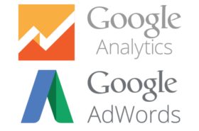 Google AdWords and Analytics logos