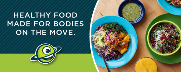 Laughing Planet digital display campaign - Healthy food made for bodies on the move.