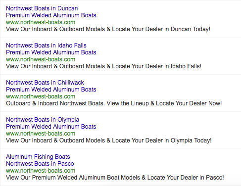 Local targeting